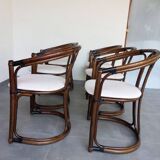 Set of six chairs Italy 1970s