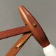 Wall lamp in teak, Denmark 1970-80s.