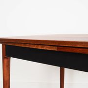 Walnut table, Danish design, 1970s, manufactured in Denmark