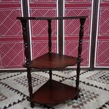 Vintage corner shelving unit