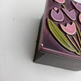 Mithé Espelt - "Tulips" jewelry box in glazed ceramic - 1965