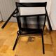 Vintage black Spaghetti armchair Giandomenico Belotti for Alias, model 109