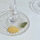 Collection of 5 lead crystal glasses "Austen Bodenmais", coloured glass