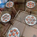 6 oyster plates