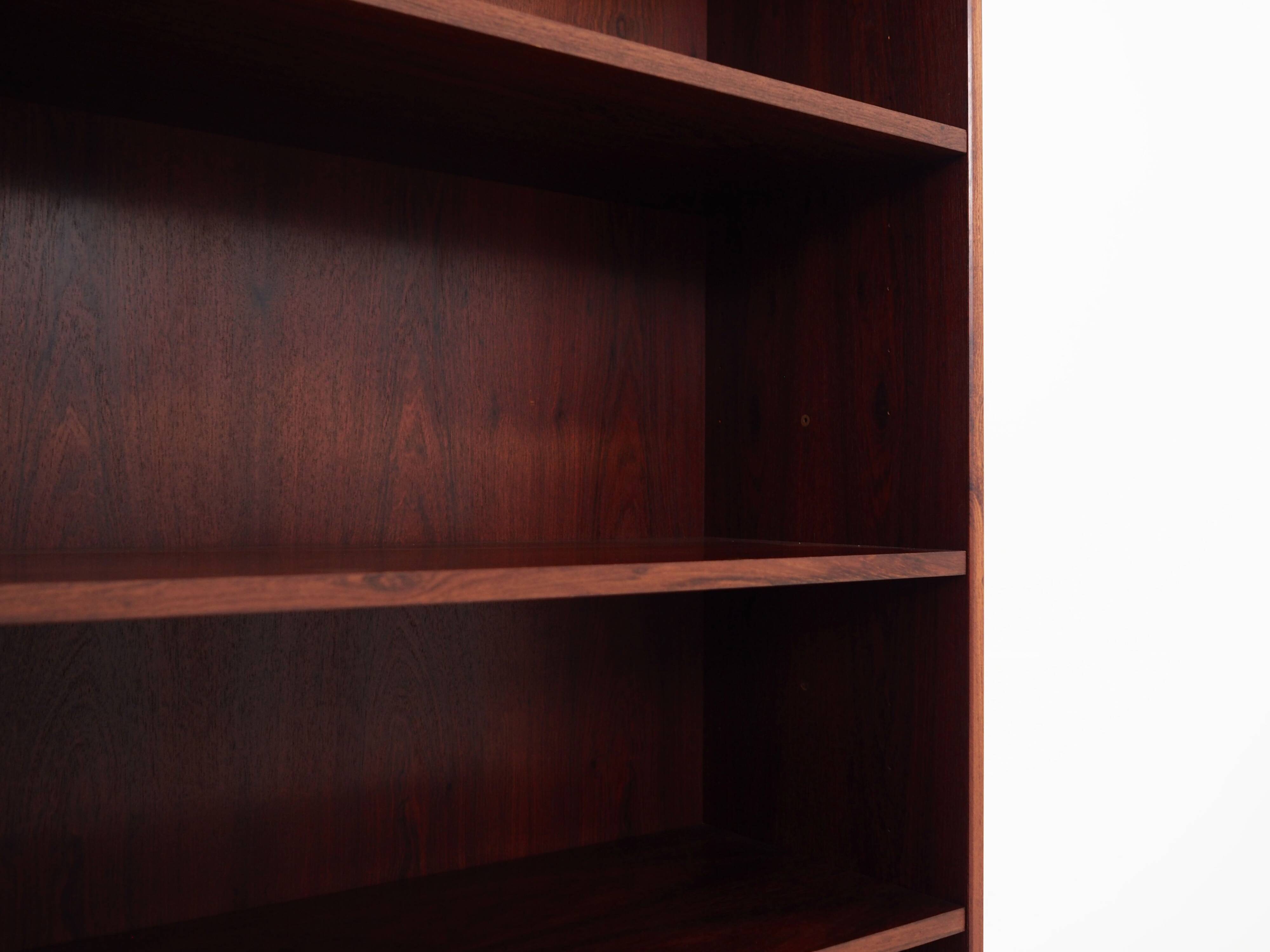 Rosewood bookcase, Danish design, 1970s, production: Hjørnebo