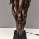 Designer table lamp/floor lamp, made from driftwood.