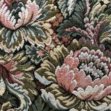 Pair of cushion covers, old tapestry and cotton gauze