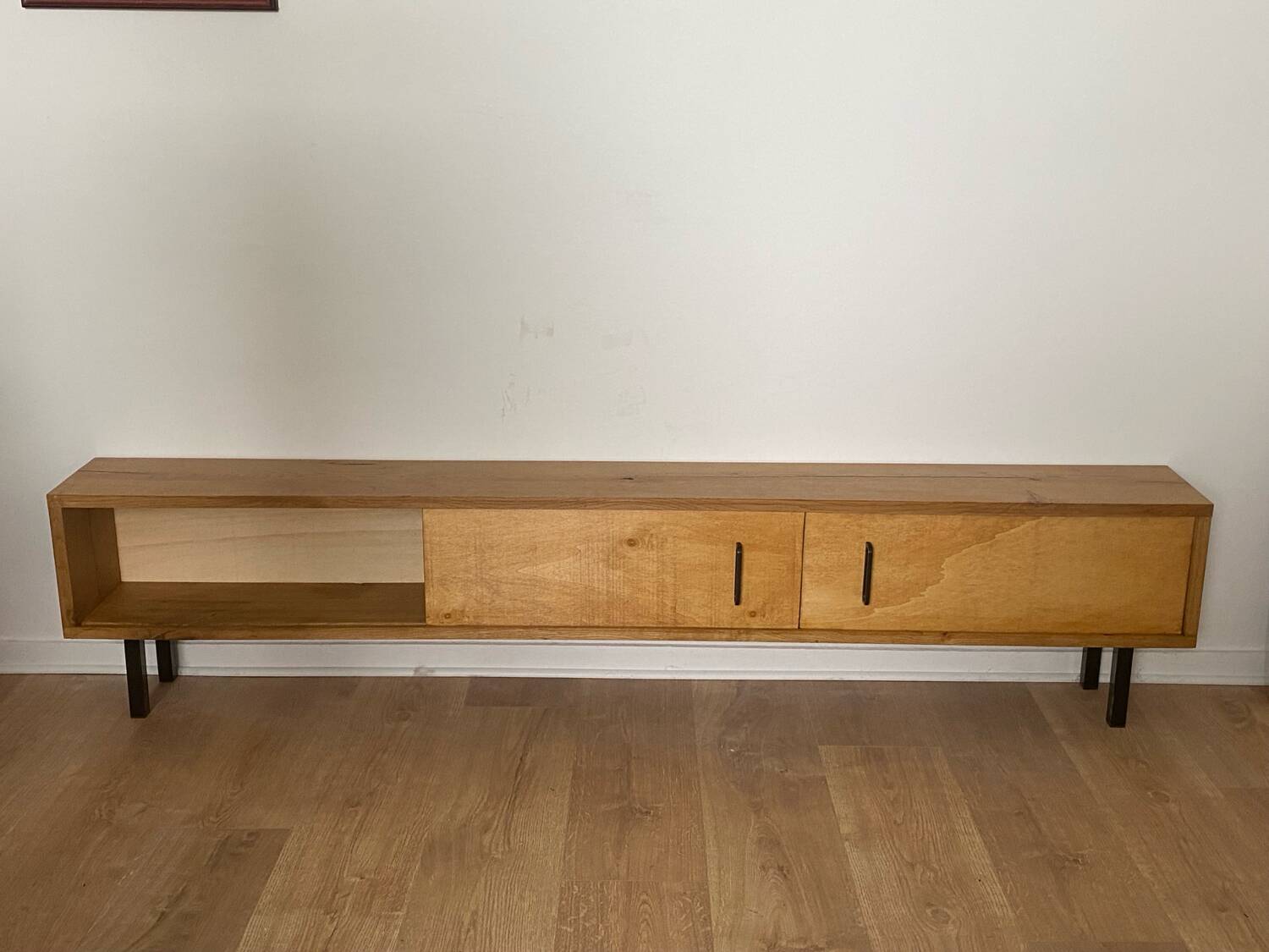 Light oak solid wood sideboard