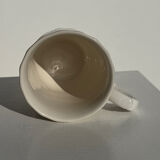 Pair of mugs in English porcelain H10