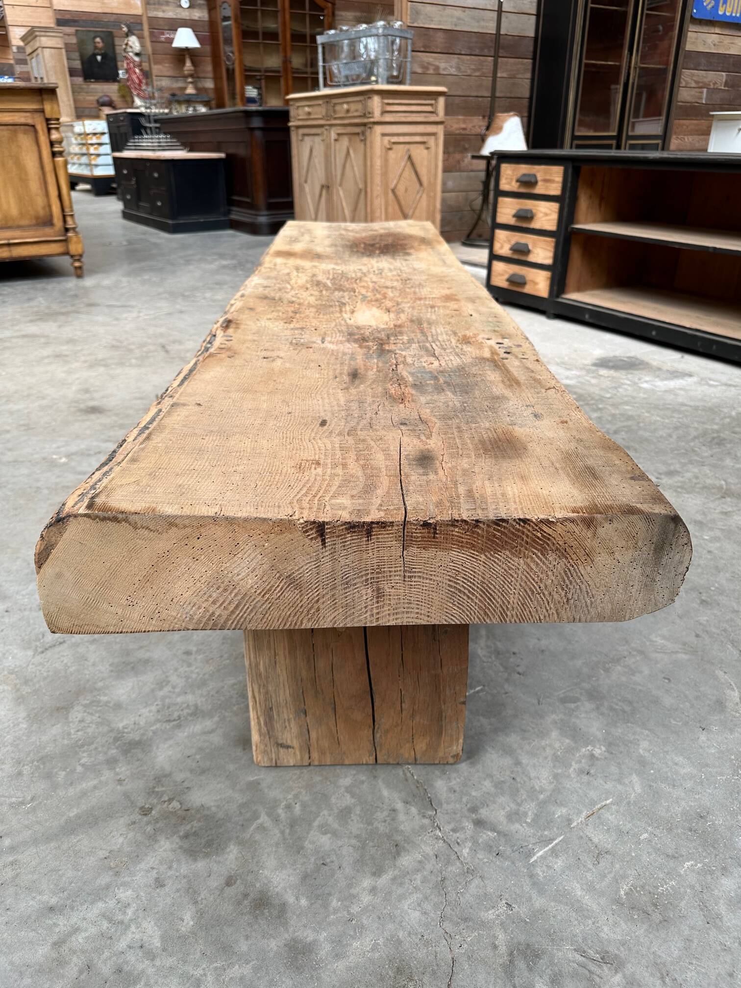 Solid elm coffee table