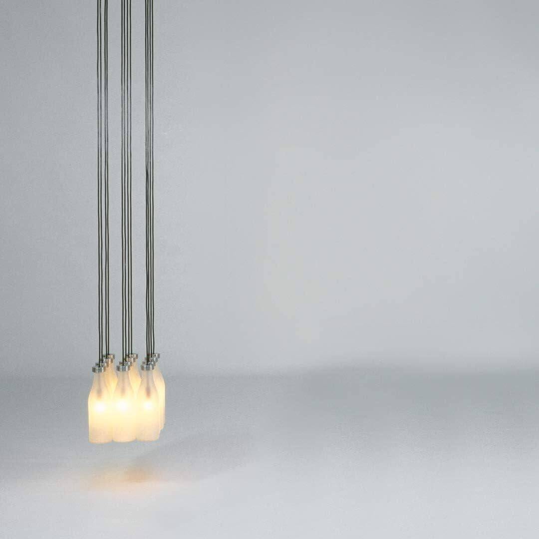 Tejo Remy "Milk Bottle Lamp", limited edition, 1991