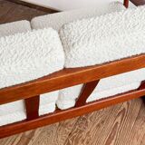 Canapé FD130/3 by Hvidt Mølgaard, Mid Century sofa in teak, Denmark