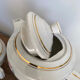 Porcelain coffee pot and sugar bowl