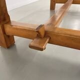 2m solid elm farmhouse table