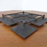 Brutalist Metal Wall Panel, 1960s