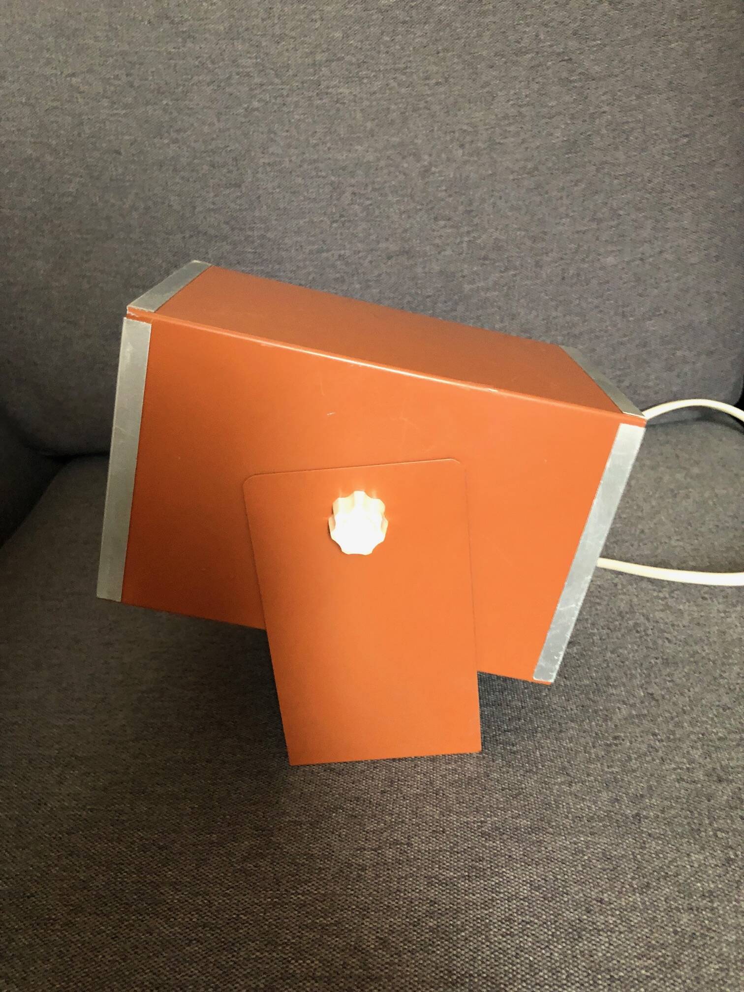 Spot vintage cube wall light, 70s