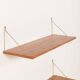 Danish mid-century floating shelves in teak, set of 3, 1960s
