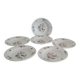 Set of 6 "Bird of Paradise" soup plates from Sarreguemines