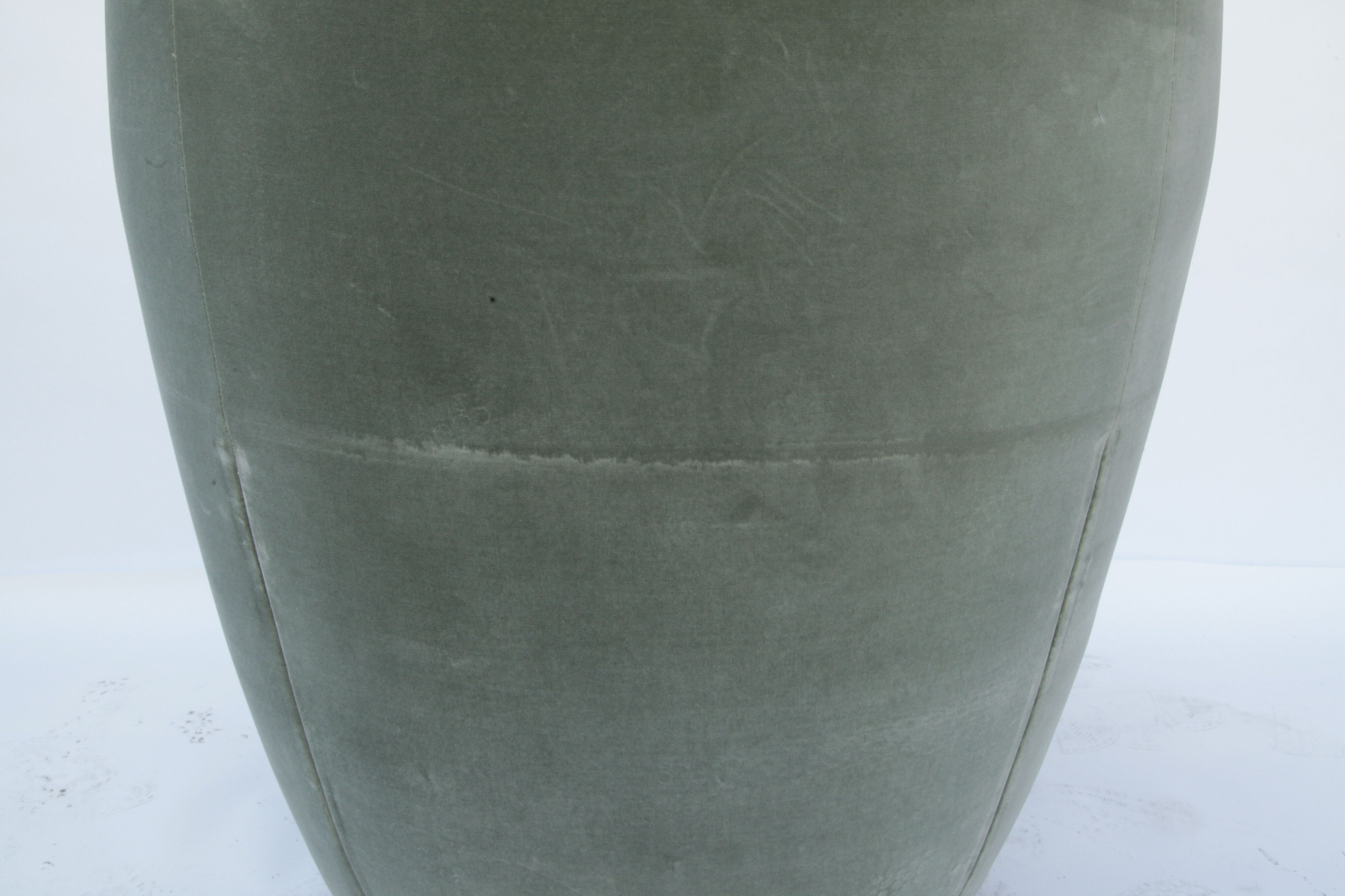 Velvet armchair swivel