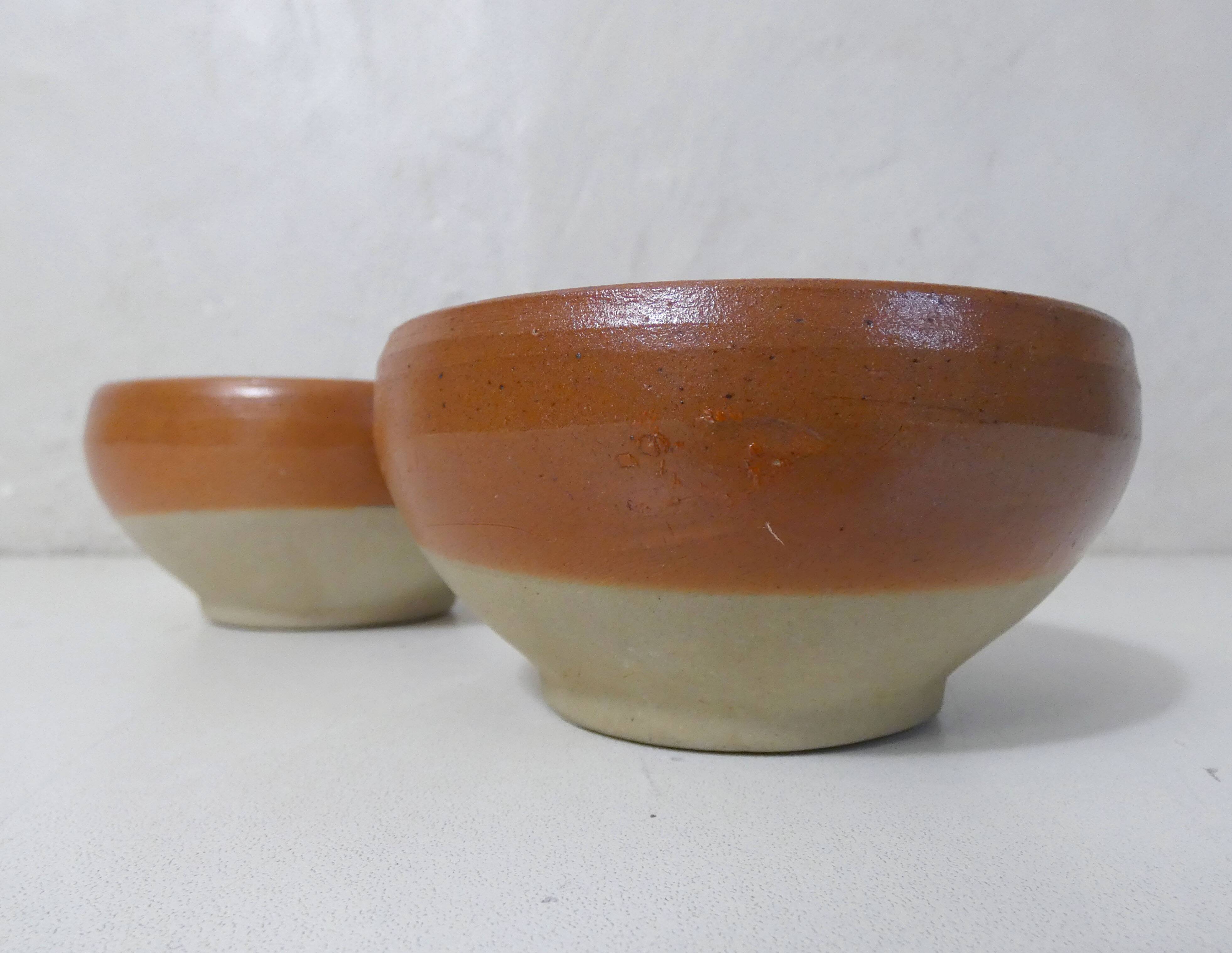 2 Vintage Stoneware Bowls