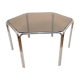 Hexagonal tubular dining table