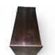 Vintage 50s-60s bar cabinet with tufted upholstery and lighting.