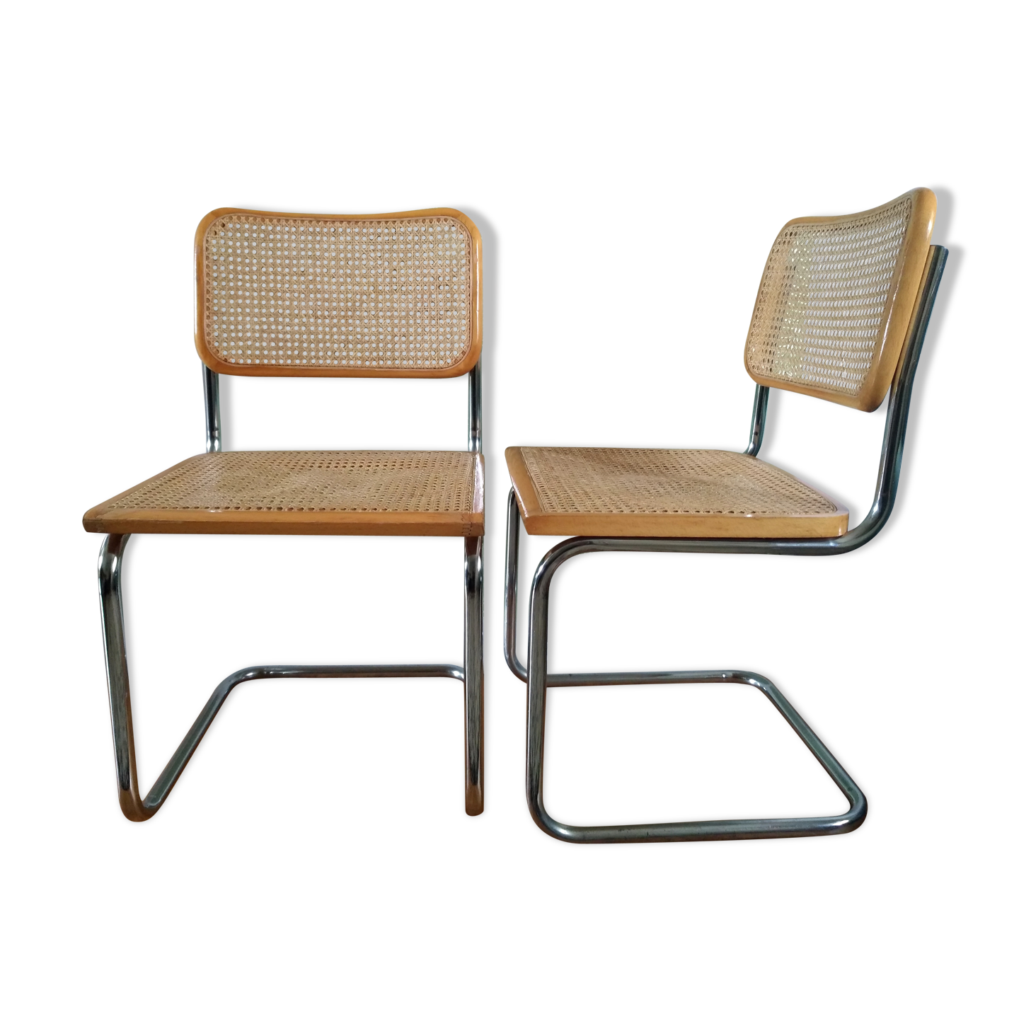 Pair of chairs Marcel Breuer B32