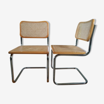 Pair of chairs Marcel Breuer B32