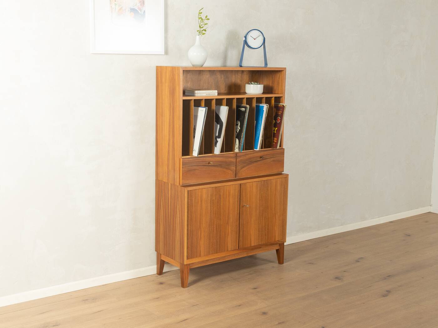 Rare two-piece chest of drawers type 9aF by Georg Satink for WK Möbel, 1950s