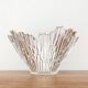 Mid-Center Finnish Revontulet Glass Bowl by Tauno Wirkkala for Humppila
