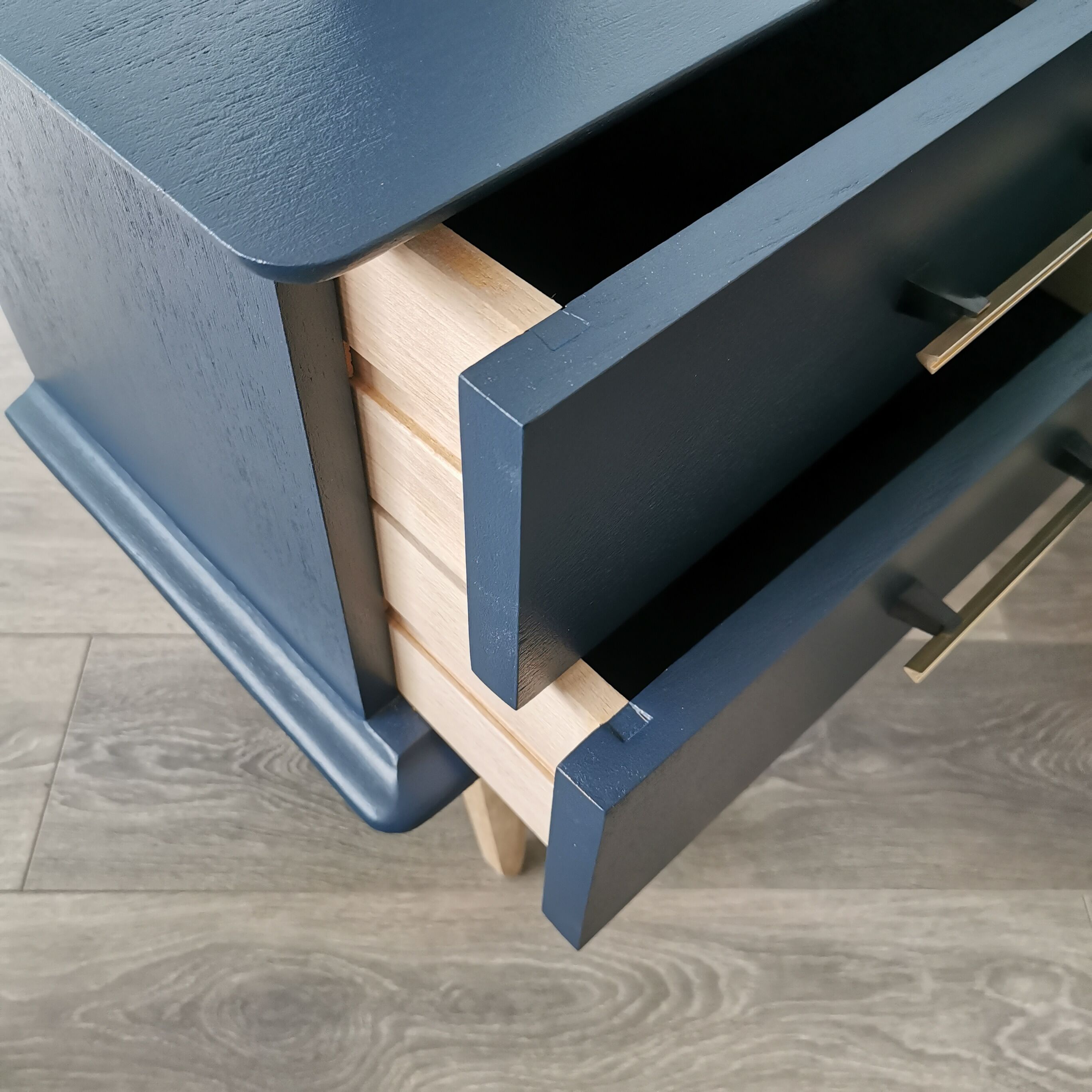 Vintage bedside table pair