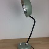 50s industrial style desk lamp, metal