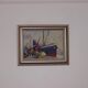 French Oil on Panel – “Port de Nice” by Elie Bernadac (1913–1999)