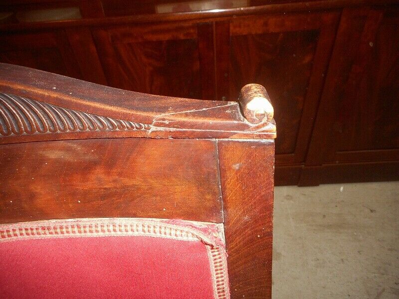 Empire armchair in mahogany of the 19th siecle no. 11