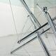 Theodore Waddell for Cassina 714 Tensegrity Chromed Steel Dining Table, 1980s