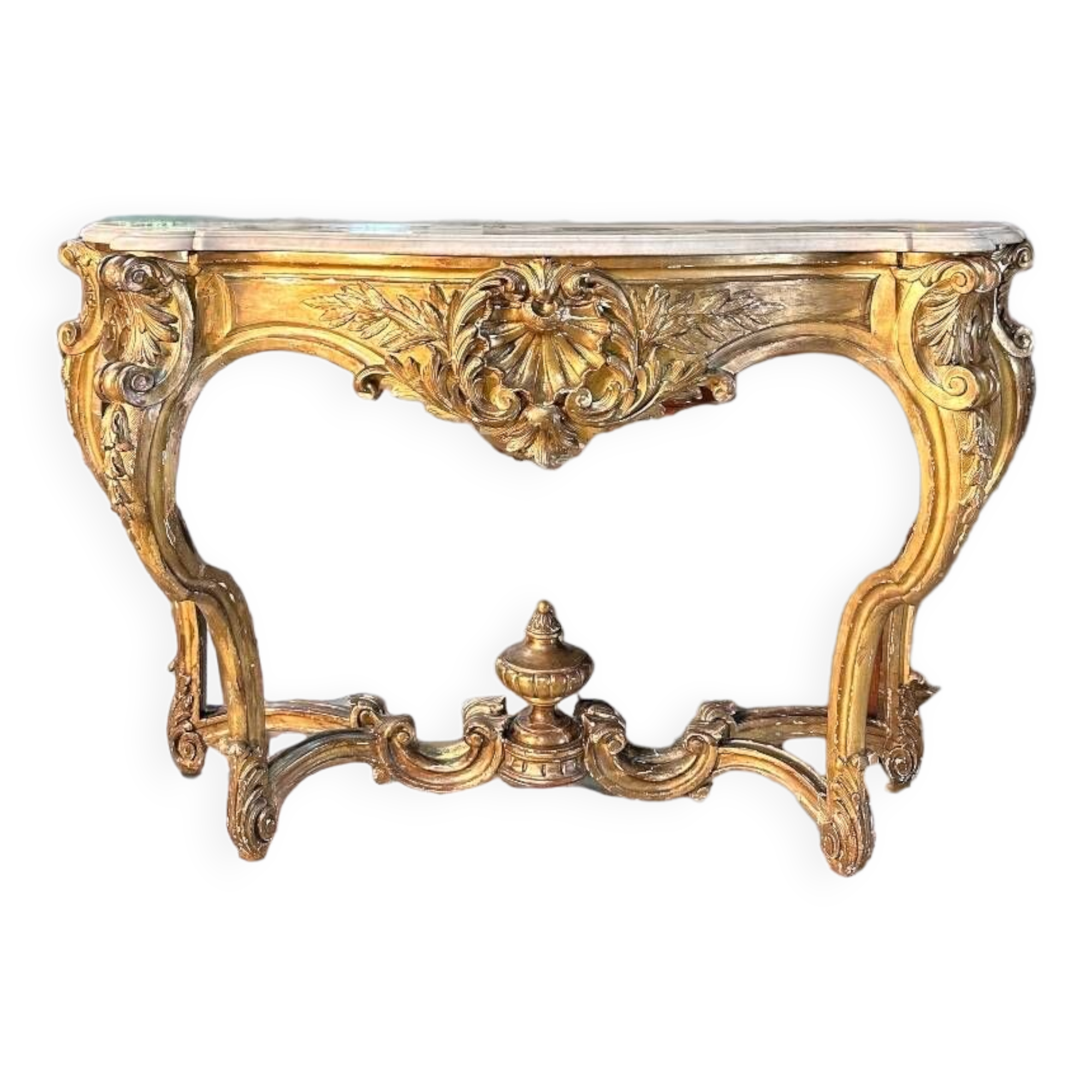 Gilded Louis XV style console