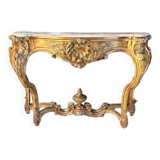Gilded Louis XV style console