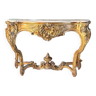 Console de style Louis XV doré