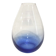 Blue glass vase