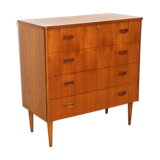 Teak chest of drawers, Sweden, 1950
