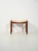 Norwegian teak footstool, 1950s–60s