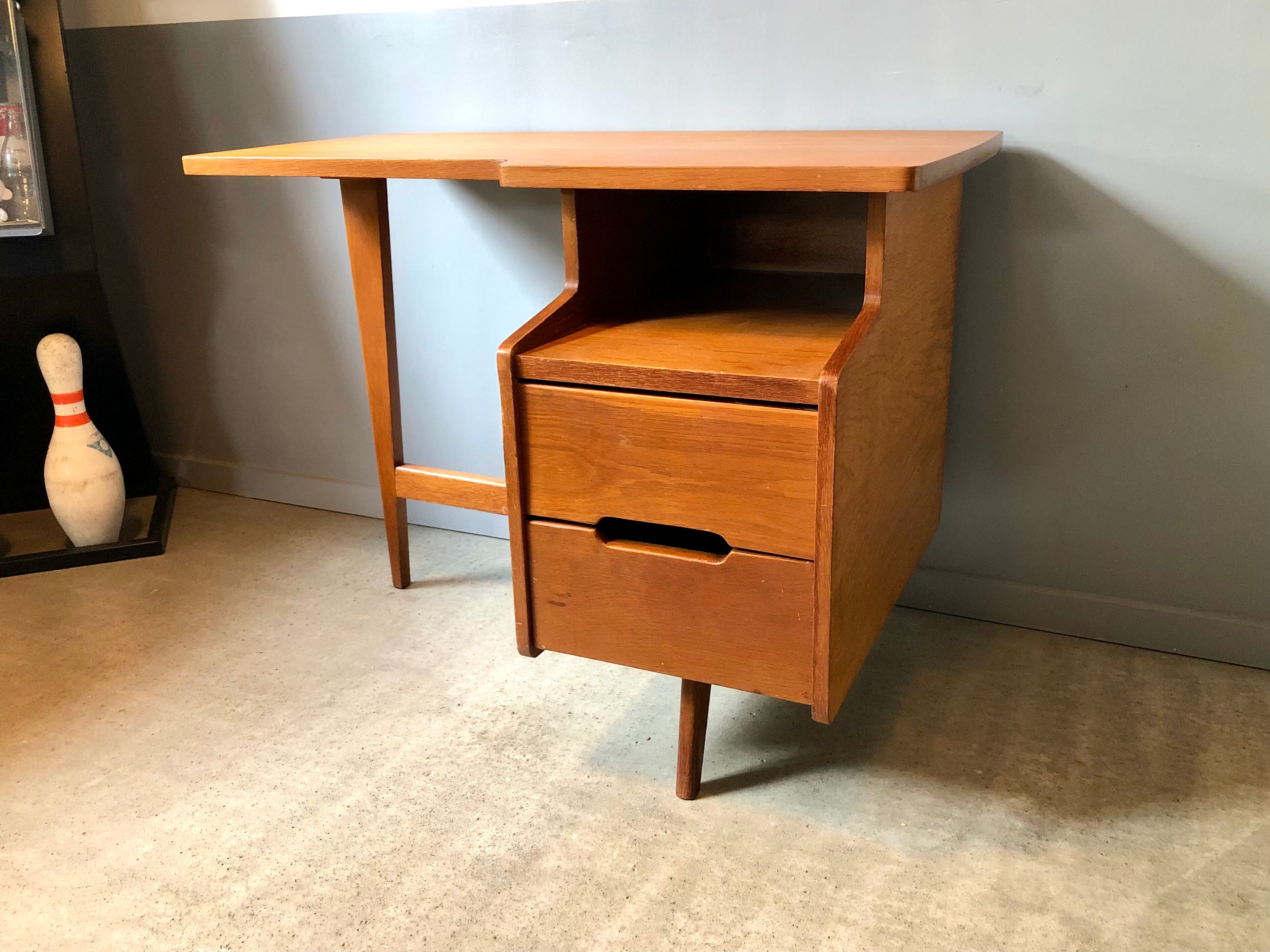 Bureau et tabouret Jacques Hauville