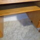 Scandinavian vintage light wood desk of the 60s