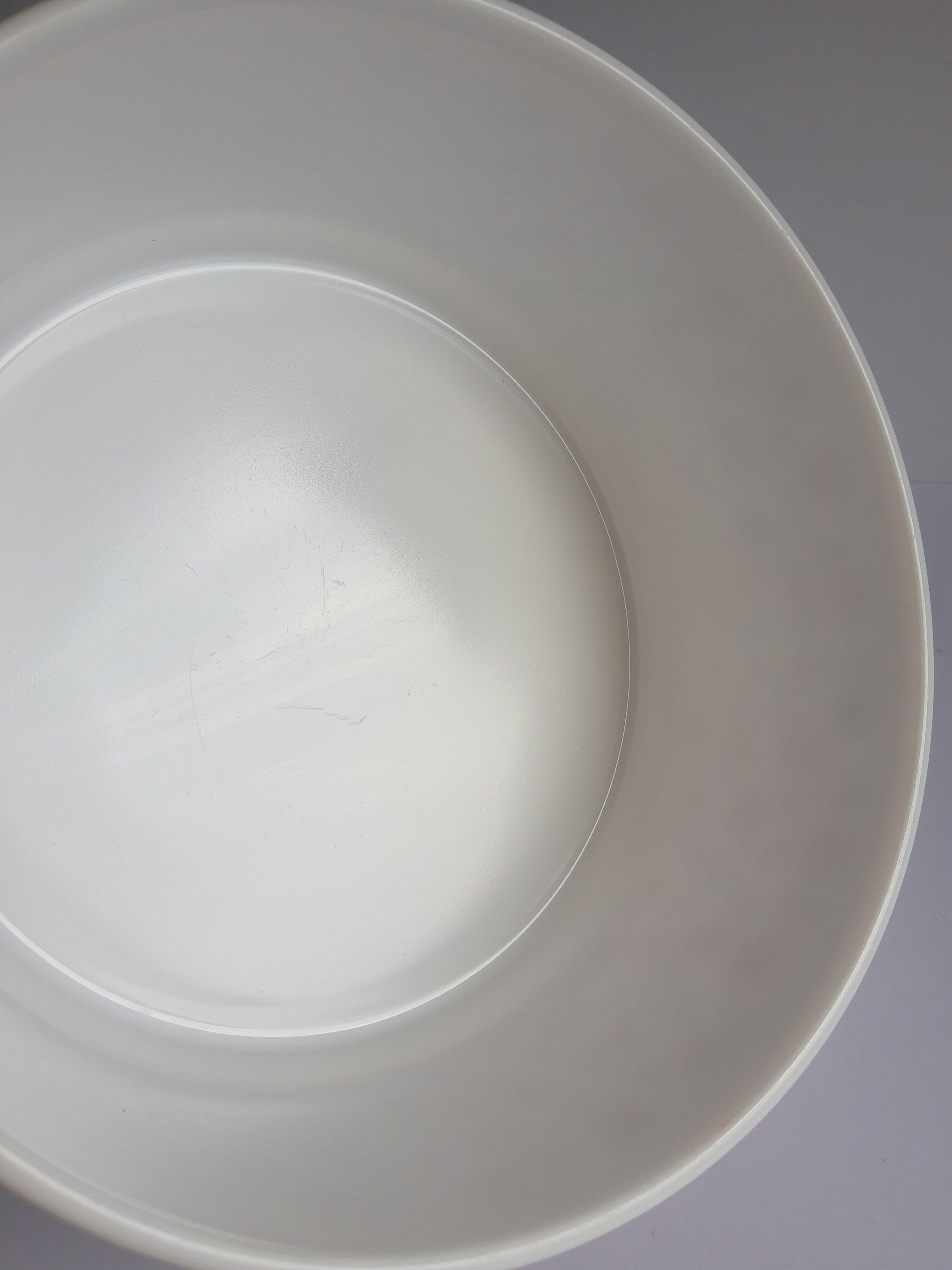 Salad bowl opaline arcopal scania vintage flowers 70s