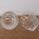 Presentation service 8 glasses and its Bohemian Cristal style dish