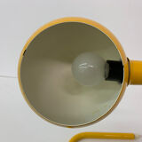 Mid-century design yellow tubular table lamp, 1970’s