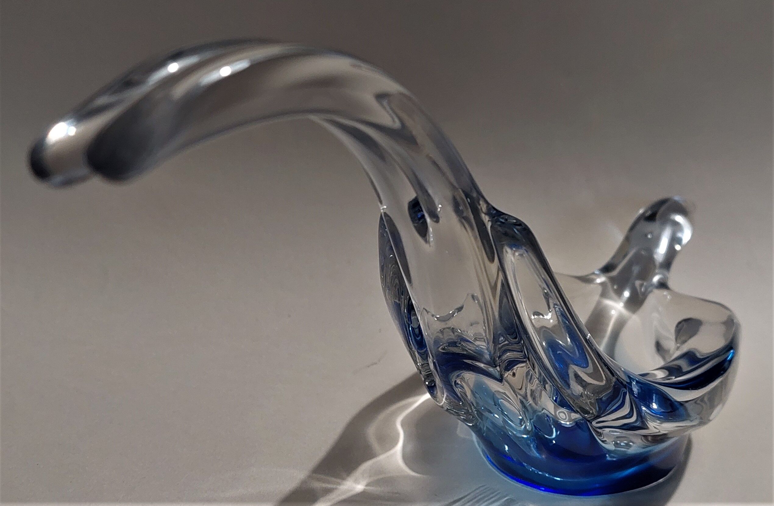 Bayel crystal cup signed bird