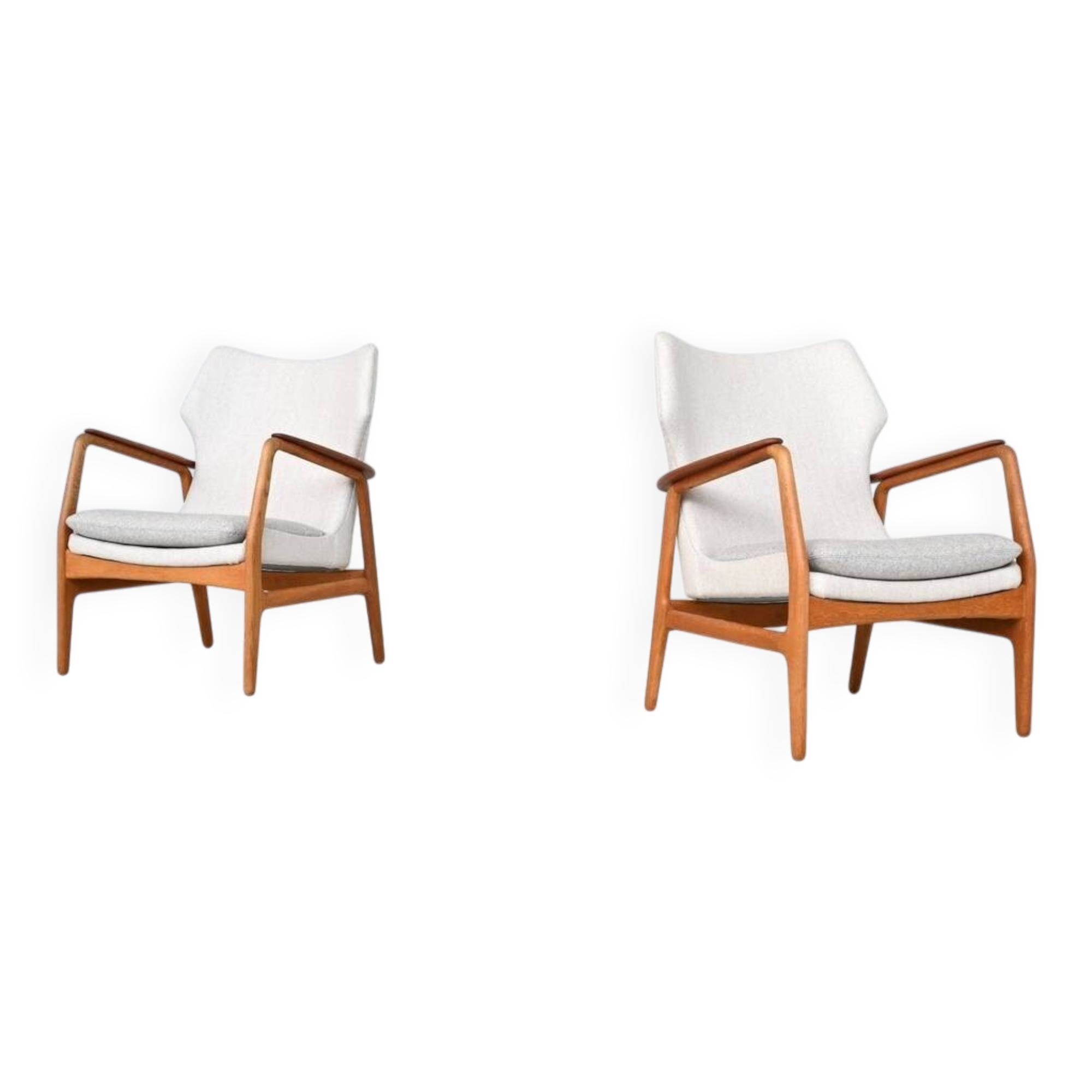 A. Madsen and H. Schubell Karen lounge chairs Bovenkamp Netherlands 1960