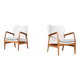 A. Madsen and H. Schubell Karen lounge chairs Bovenkamp Netherlands 1960
