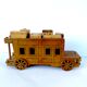 Handmade wooden bus